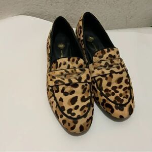 Antonio Melani Leopard Print Loafers 6.5 M